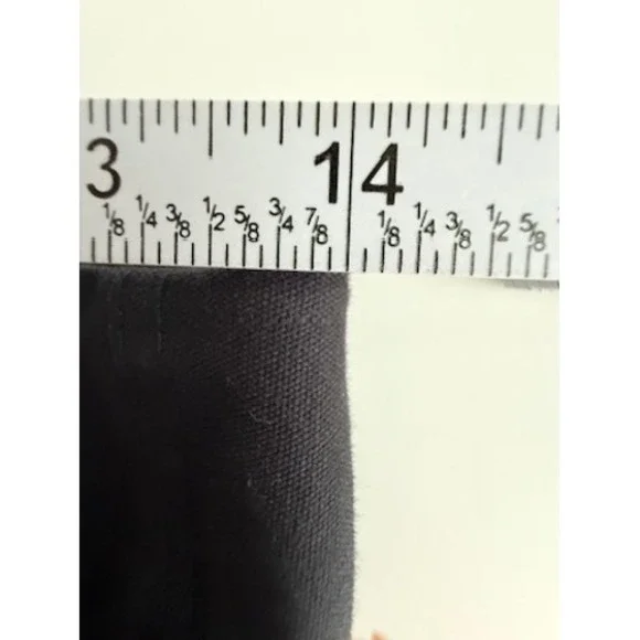 Athleta Black High Rise Utility Tapered Crop Pants Size 6 Stretch Canvas - Picture 8 of 9